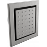 Mexen Cube Buse latérale encastrée, gun gray brossé - 79365-66