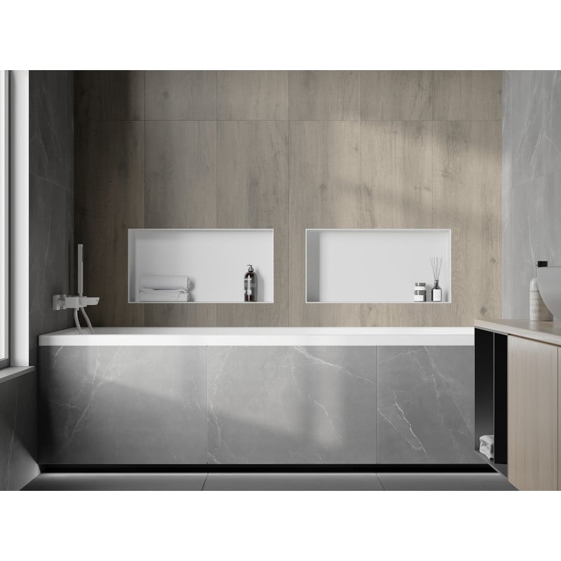 Mexen X-Wall-NR étagère encastrée sans rebord 60 x 30 cm, blanche - 1921603010