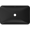 Mexen Avila lavabo à poser 58 x 37 cm, noir mat - 21115585