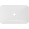 Mexen Avila lavabo à poser 58 x 37 cm, blanc - 21115500