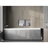 Mexen X-Wall-NR étagère encastrée sans collerette avec étagère 60 x 30 cm, inox - 1911603010S