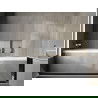 Mexen X-Wall-NR étagère encastrée sans rebord avec étagère 60 x 30 cm, inox - 1911603010S