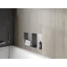 Mexen X-Wall-NR étagère encastrée sans collerette avec étagère 60 x 30 cm, inox - 1911603010S