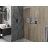 Mexen X-Wall-NR étagère encastrée sans collerette avec étagère 60 x 30 cm, inox - 1911603010S
