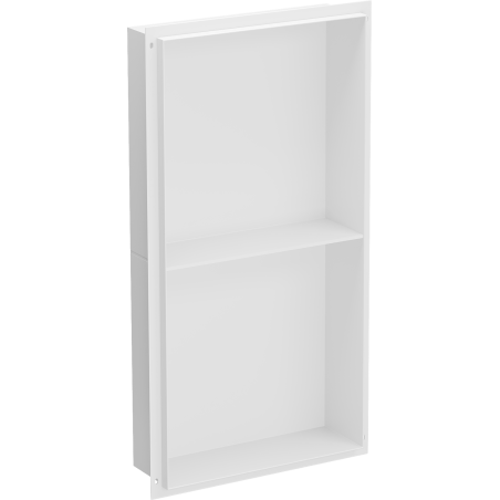 Mexen X-Wall-NR étagère encastrée sans rebord avec une étagère 60 x 30 cm, blanc - 1921603010S