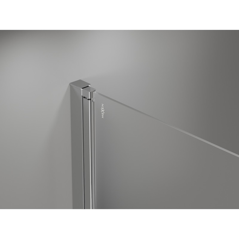 Mexen Mist-F porte de douche pliable droite 105 cm, transparent, chrome - 8A6-105-000-01-00-P