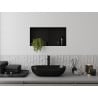 Mexen X-Wall-NR étagère encastrée sans rebord avec étagère 60 x 30 cm, noire - 1971603010S