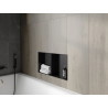 Mexen X-Wall-NR étagère encastrée sans bride avec étagère 60 x 30 cm, noir - 1971603010S