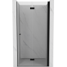 Mexen Mist-F porte de douche pliable droite 70 cm, transparent, noir - 8A6-070-000-70-00-P