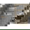 Mexen X-Wall-NR étagère encastrée sans rebord 75 x 30 cm, blanche - 1921753010