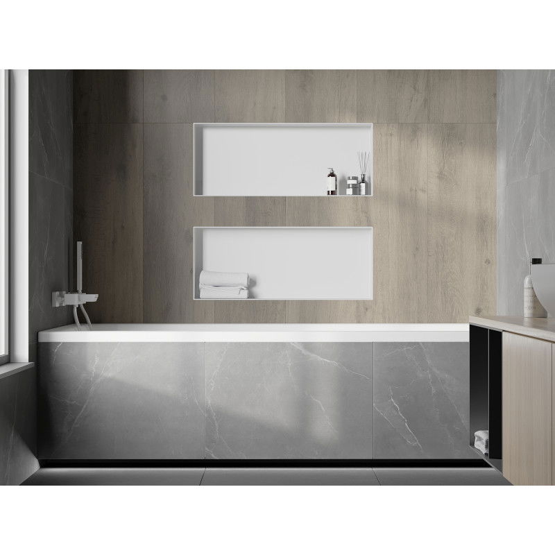 Mexen X-Wall-NR étagère encastrée sans rebord 75 x 30 cm, blanche - 1921753010