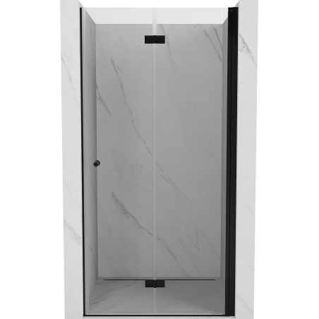 Mexen Mist-F porte de douche pliantes droite 100 cm, transparentes, noires - 8A6-100-000-70-00-P
