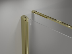 Mexen Mist-F T cabine de douche pliante gauche 110 x 110 cm, transparent, or - 8A6T-110-110-50-00-L