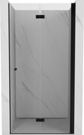Mexen Mist-F portes de douche pliantes droites 110 cm, transparentes, noires - 8A6-110-000-70-00-P