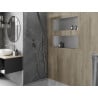 Étagère encastrée sans bride Mexen X-Wall-NR 75 x 30 cm, inox - 1911753010