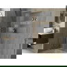Mexen X-Wall-NR étagère encastrée sans bride 75 x 30 cm, inox - 1911753010