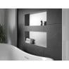 Étagère encastrée sans bride Mexen X-Wall-NR 75 x 30 cm, inox - 1911753010