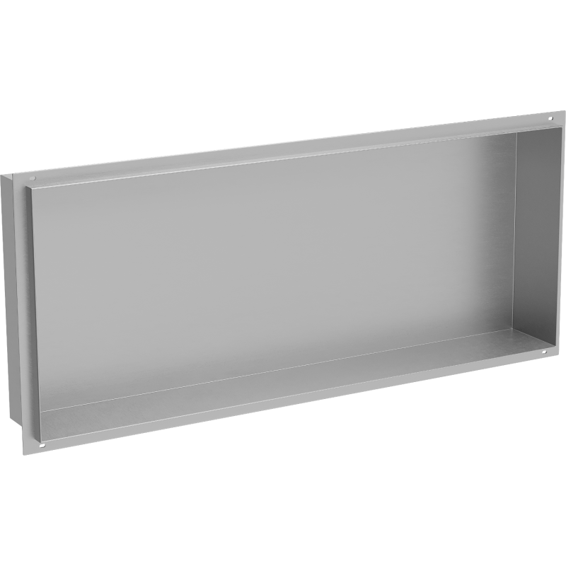 Étagère encastrée sans bride Mexen X-Wall-NR 75 x 30 cm, inox - 1911753010