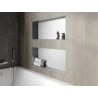 Étagère encastrée sans bride Mexen X-Wall-NR 75 x 30 cm, inox - 1911753010