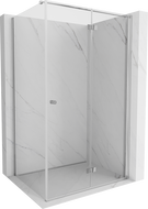 Mexen Mist-F T cabine de douche pliante droite 100 x 70 cm, transparent, chrome - 8A6T-100-070-01-00-P