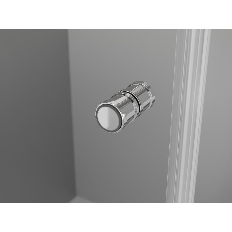 Mexen Mist-F Duo cabine de douche pliante 100 x 100 cm, transparent, chrome - 8A6-100L-100P-01-00
