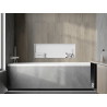 Mexen X-Wall-NR étagère encastrable sans collier 90 x 30 cm, blanche - 1921903010