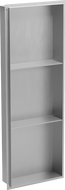 Mexen X-Wall-NR étagère encastrée sans rebord avec étagère 90 x 30 cm, inox - 1911903010S