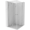 Mexen Mist-F Duo cabine de douche pliante 120 x 120 cm, transparent, chrome - 8A6-120L-120P-01-00