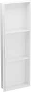 Mexen X-Wall-NR étagère encastrable sans bride avec étagère 90 x 30 cm, blanche - 1921903010S