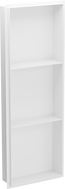 Mexen X-Wall-NR étagère encastrée sans rebord avec étagère 90 x 30 cm, blanche - 1921903010S