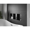 Mexen X-Wall-NR niche sans rebord avec étagère 90 x 30 cm, noire - 1971903010S