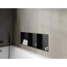 Mexen X-Wall-NR niche sans rebord avec étagère 90 x 30 cm, noire - 1971903010S
