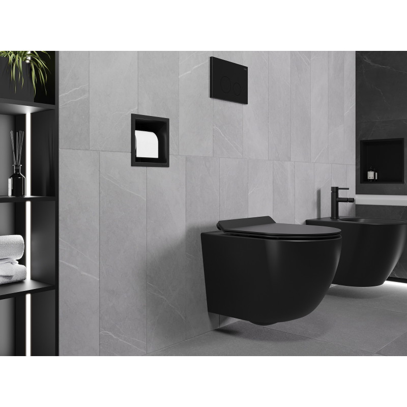 Mexen X-Wall-P porte-papier toilette, noir - 1973