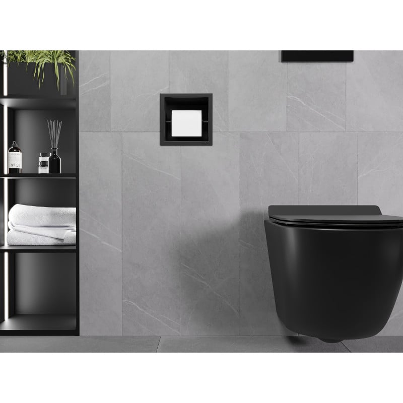 Mexen X-Wall-P support papier toilette, noir - 1973