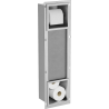 Mexen X-Wall-BP porte-papier toilette avec chargeur, inox - 1914