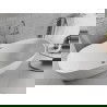 Mexen Luvo Slim baignoire autoportante 170 x 75 cm, blanche, trop-plein chromé - 52801707500-01