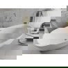 Mexen Luvo Slim baignoire autoportante 170 x 75 cm, blanche, trop-plein doré - 52801707500-50