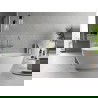 Mexen Luvo Slim baignoire autoportante 170 x 75 cm, blanche, trop-plein or brossé - 52801707500-55