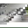 Mexen Luvo Slim baignoire autoportante 170 x 75 cm, blanche, trop-plein noir - 52801707500-70