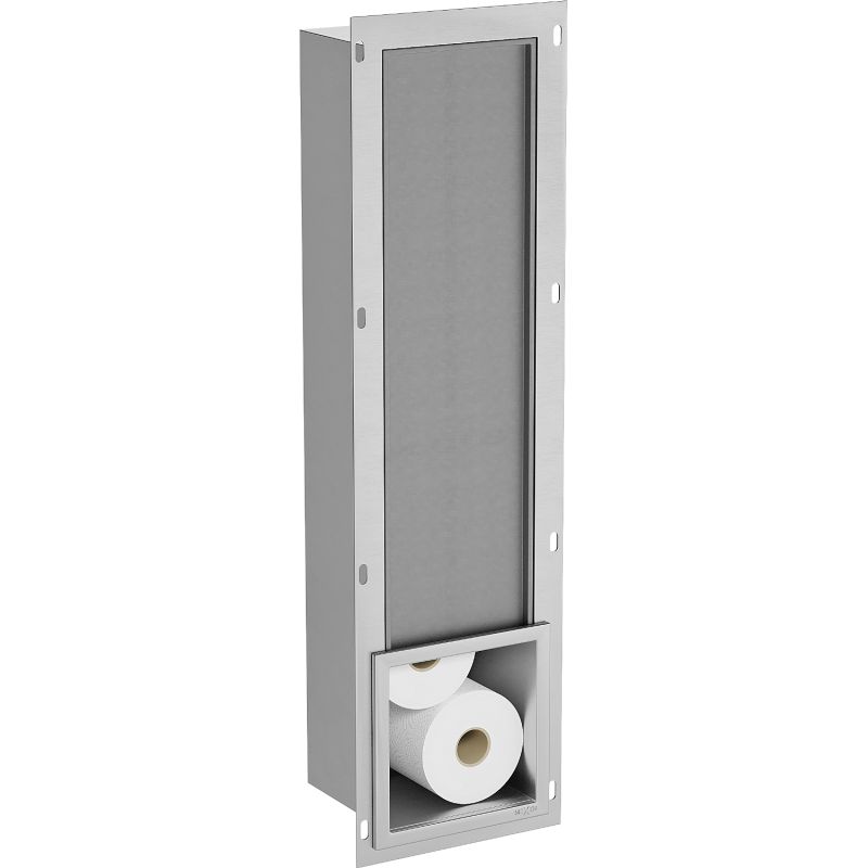 Mexen X-Wall-B porte-revues pour papier toilette, inox - 1915