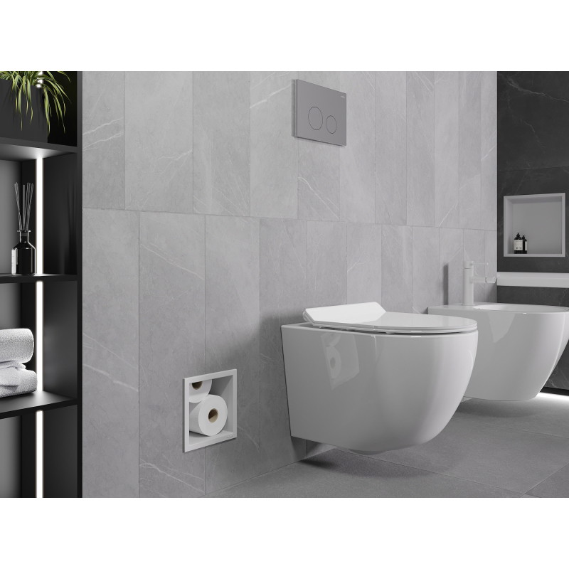 Mexen X-Wall-B porte-revues de papier toilette, blanc - 1925