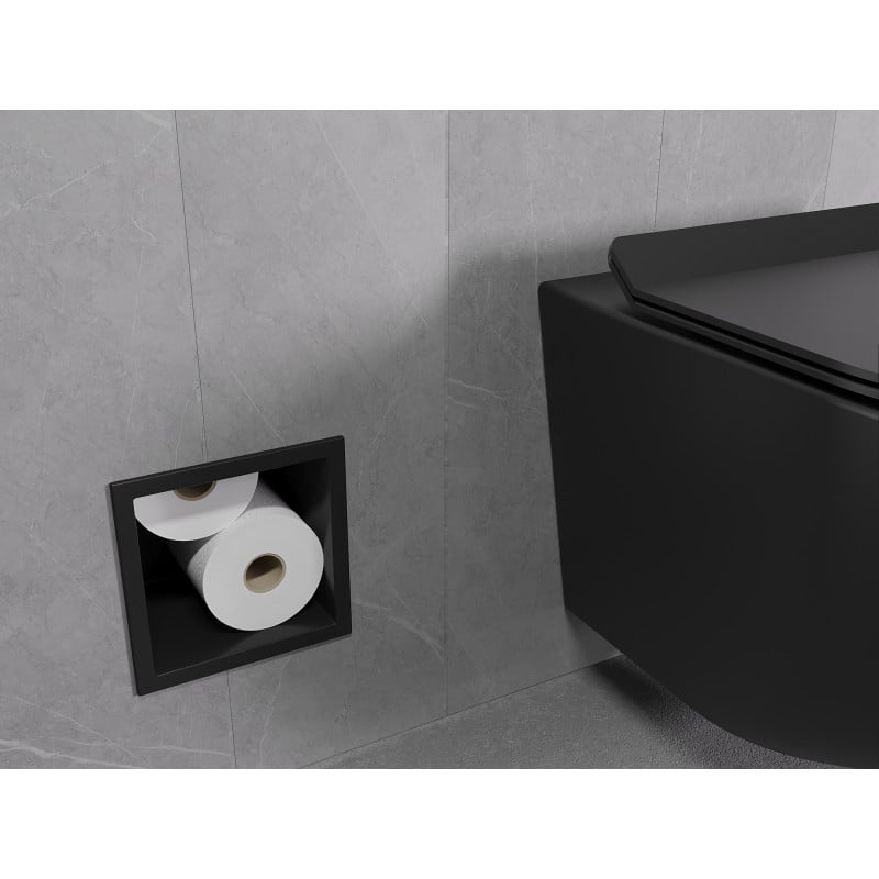 Mexen X-Wall-B distributeur de papier toilette, noir - 1975