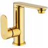 Mexen Milo robinet de lavabo avec poignée latérale, doré - 71305-50