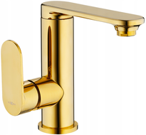 Mexen Milo robinet de lavabo avec poignée latérale, doré - 71305-50