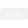 Mexen Velo Slim baignoire autoportante 170 x 75 cm, blanche, trop-plein blanc - 52811707500-20