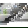 Mexen Velo Slim baignoire autoportante 170 x 75 cm, blanche, trop-plein or brossé - 52811707500-55
