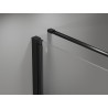 Mexen Mist-F cabine de douche pliante droite 120 x 85 cm, transparent, noir - 8A6T-120-085-70-00-P