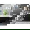 Mexen Velo Slim baignoire autoportante 170 x 75 cm, blanche/noire, trop-plein blanc - 52811707575-20