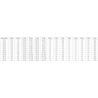 Mexen Mist-F Duo cabine douche pliante 100 x 70 cm, transparent, or brossé - 8A6-100L-070P-55-00