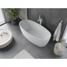 Mexen Olea baignoire autoportante motif 170 x 80 cm, blanche, trop-plein blanc - 52821708000-20